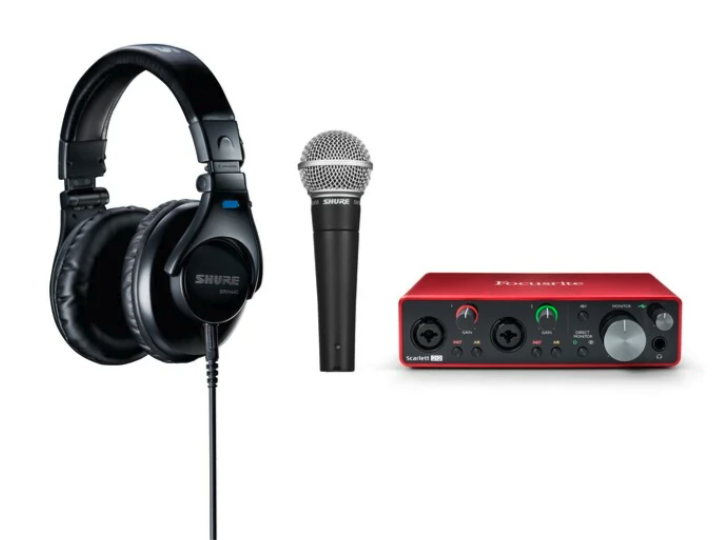 sosundcrd headphones and mic for beginners