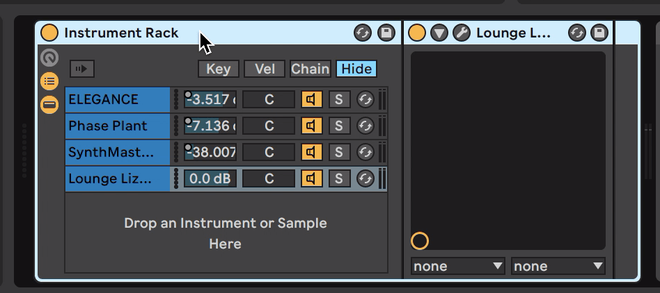 instrument rack