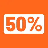 Tweede kans 50% korting