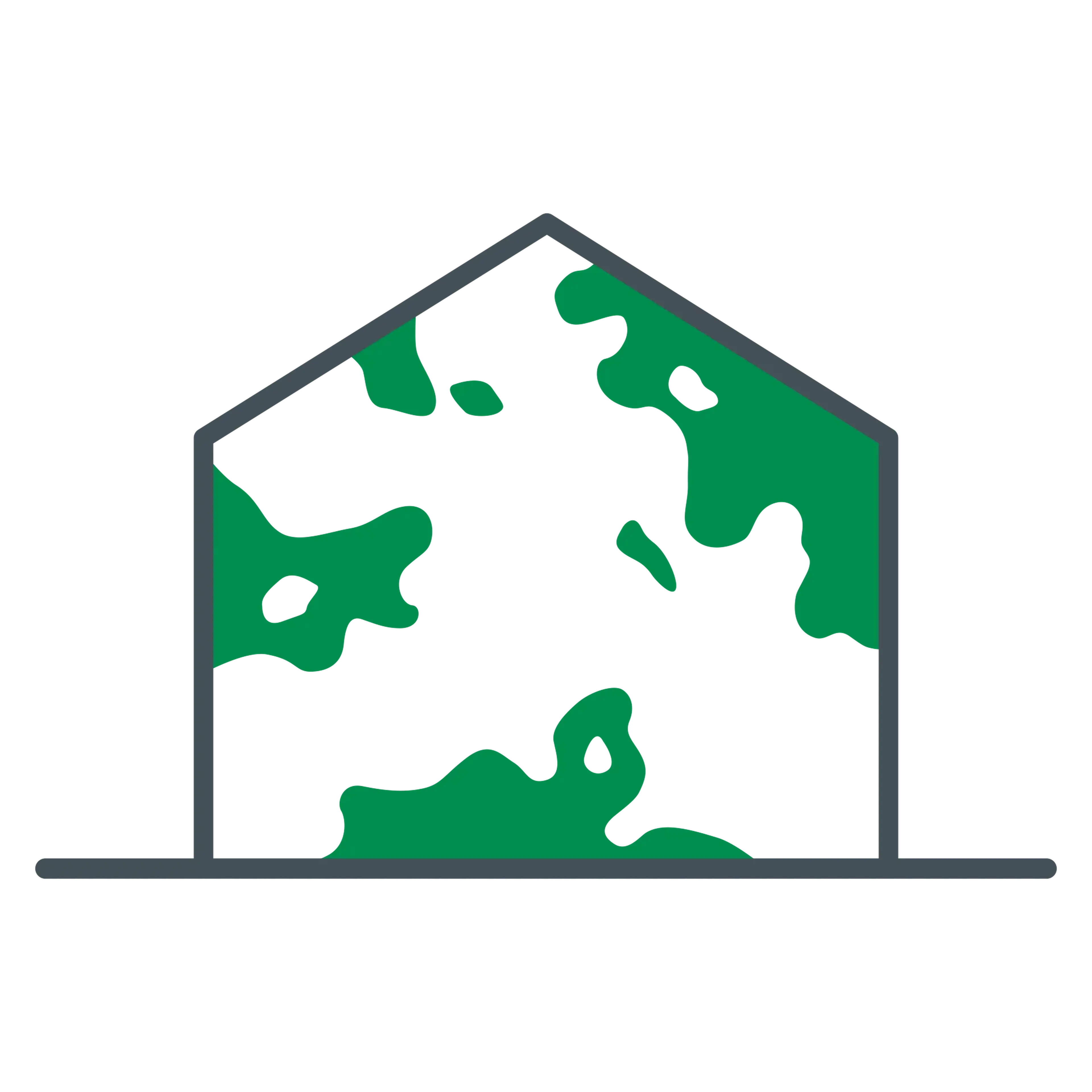 After emptying - first step for a clean stable