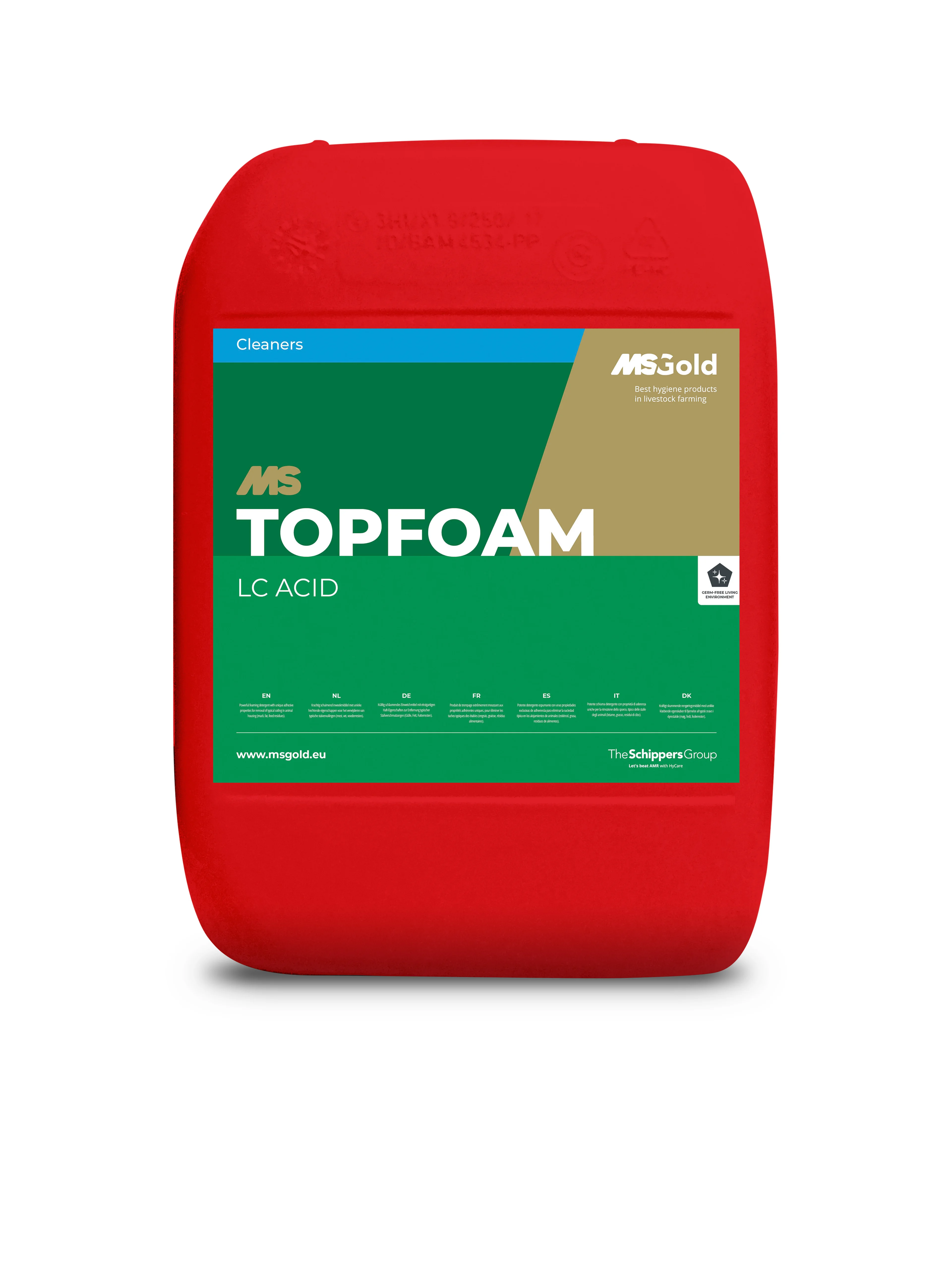 Clean inorganic contamination in livestock stables