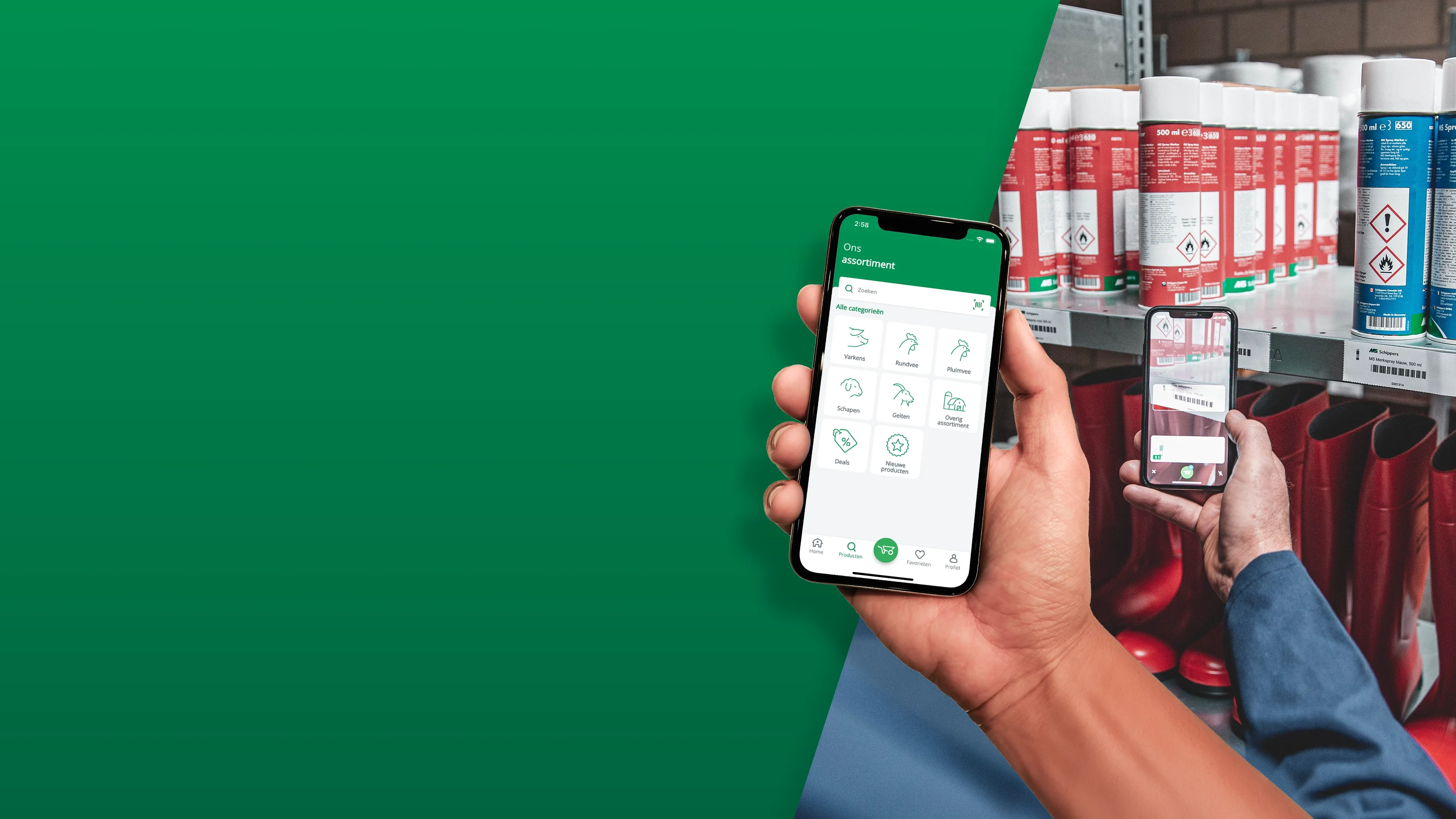 Schippers order app