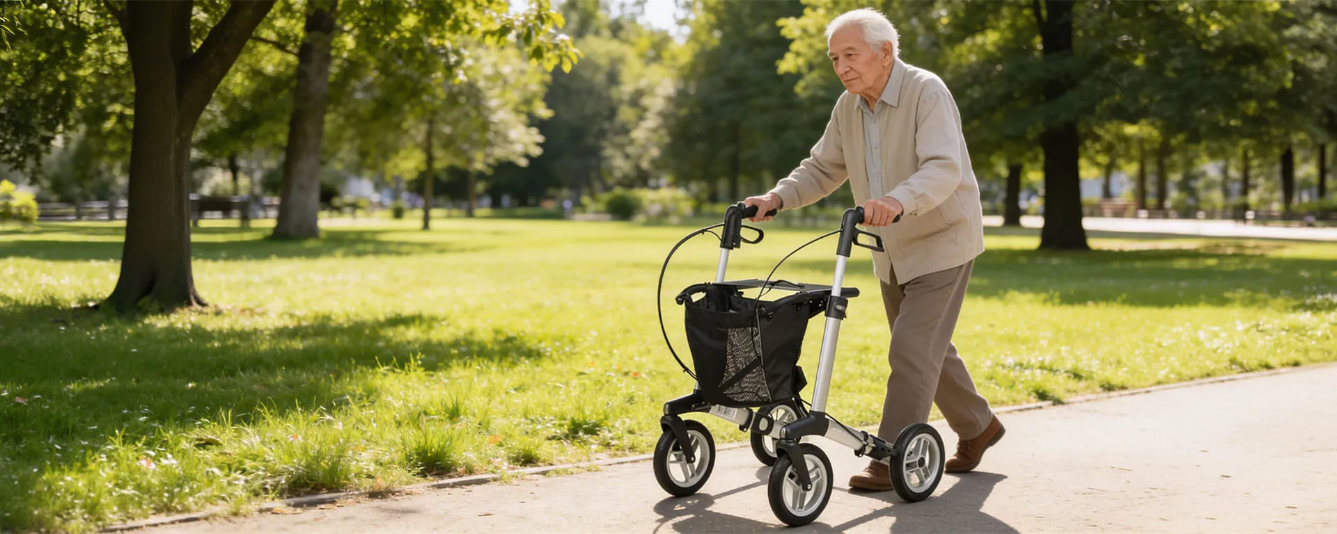 Ein Rollator für Parkinson-Erkrankte – Technik für mehr Lebensfreude