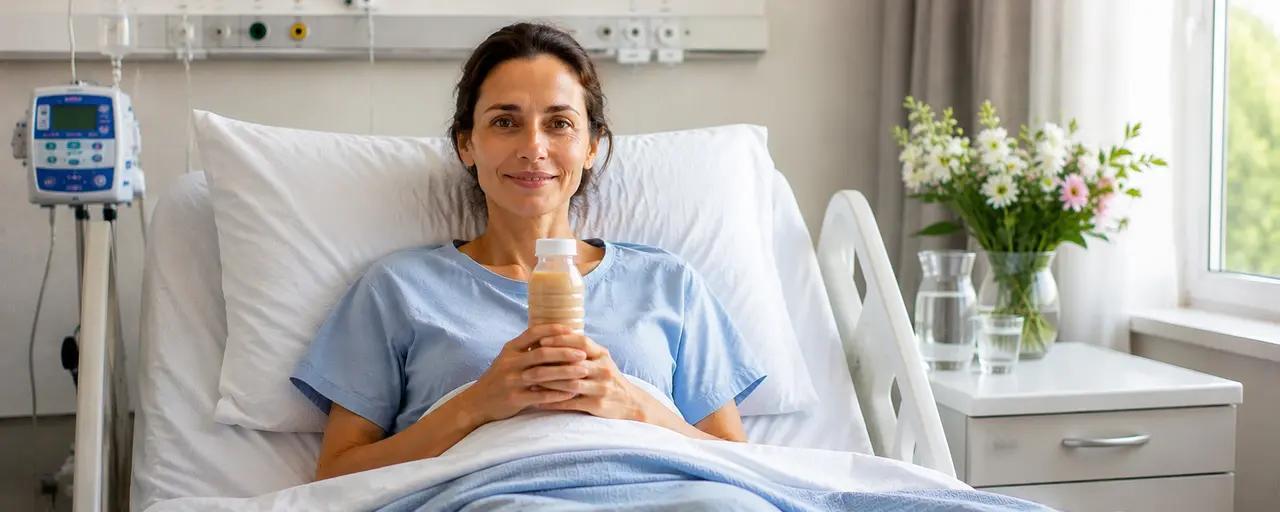 Nach der OP: Mit hochkalorischer Trinknahrung wieder zu Kräften kommen 