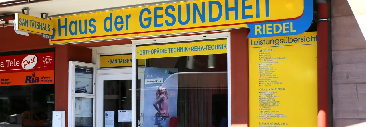 Sanitätshaus Riedel&Pfeuffer GmbH, Haus der Gesundheit, Nürnberg, Dianastraße 18