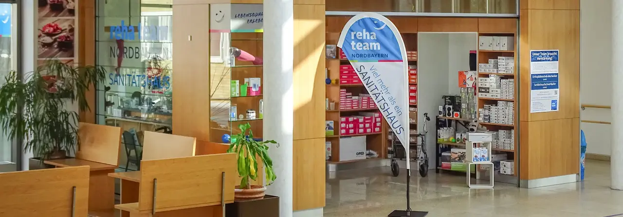 Sanitätshaus reha team Nordbayern GmbH, Roding, Verkaufsbereich innen