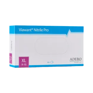 einfachgut_pflegebox_ADEBO medical Nitril-Einmalhandschuhe Viawant® Nitrile Pro