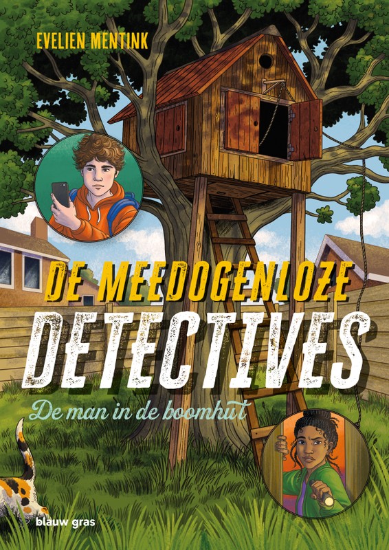 De cover van "De man in de boomhut"