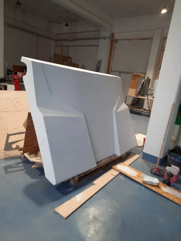 Stern hatch for a 13-meters SV one-off