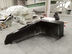 3D printed sofa structure for Wally100