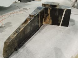 3D printed sofa structure for Wally100