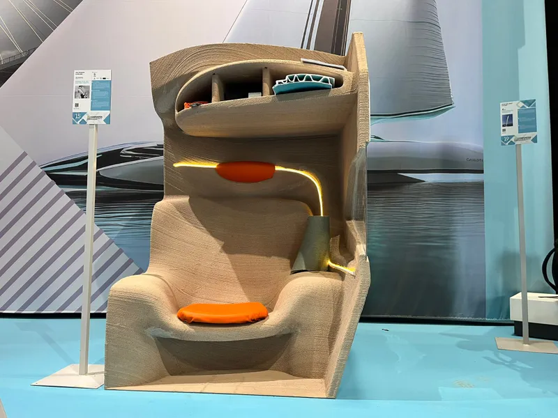 Seduta strutturale in CoreLight3D® per catamarano 43'