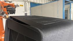 3D printed sofa structure for Wally100