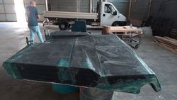 Stern hatch for a 13-meters SV one-off