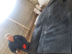 Stern hatch for a 13-meters SV one-off