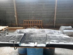 Stern hatch for a 13-meters SV one-off