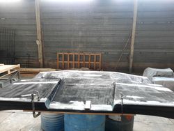 Stern hatch for a 13-meters SV one-off