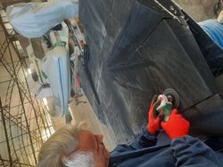 Stern hatch for a 13-meters SV one-off