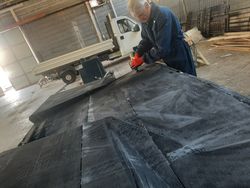 Stern hatch for a 13-meters SV one-off