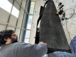 3D printed sofa structure for Wally100