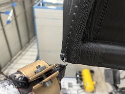 3D printed sofa structure for Wally100