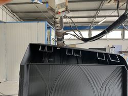 3D printed sofa structure for Wally100