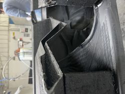 3D printed sofa structure for Wally100