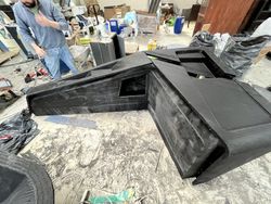 3D printed sofa structure for Wally100