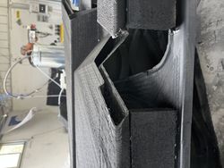 3D printed sofa structure for Wally100