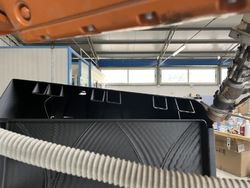 3D printed sofa structure for Wally100