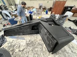 3D printed sofa structure for Wally100