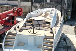 Stern hatch for a 13-meters SV one-off