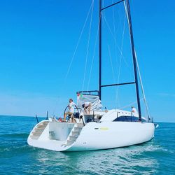 Stern hatch for a 13-meters SV one-off