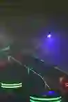 The Lasercity Biel laser tag arena immerses players in an adventurous scenario, surrounded by foggy shadows and intense laser beams that promise a dynamic and exciting experience.