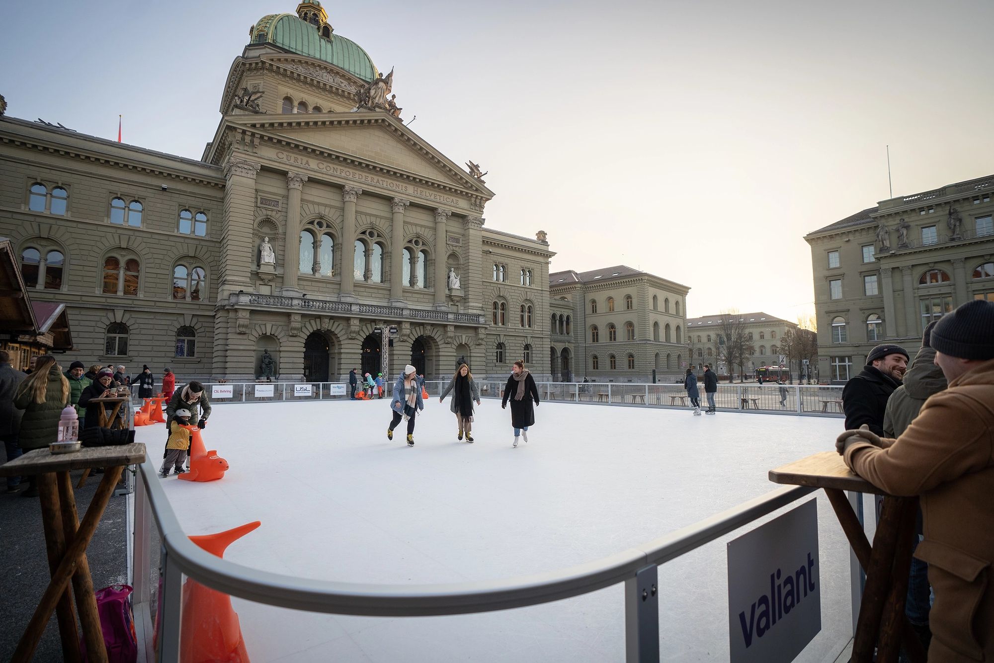 Skating Rink on Parliament Square - Bern Welcome