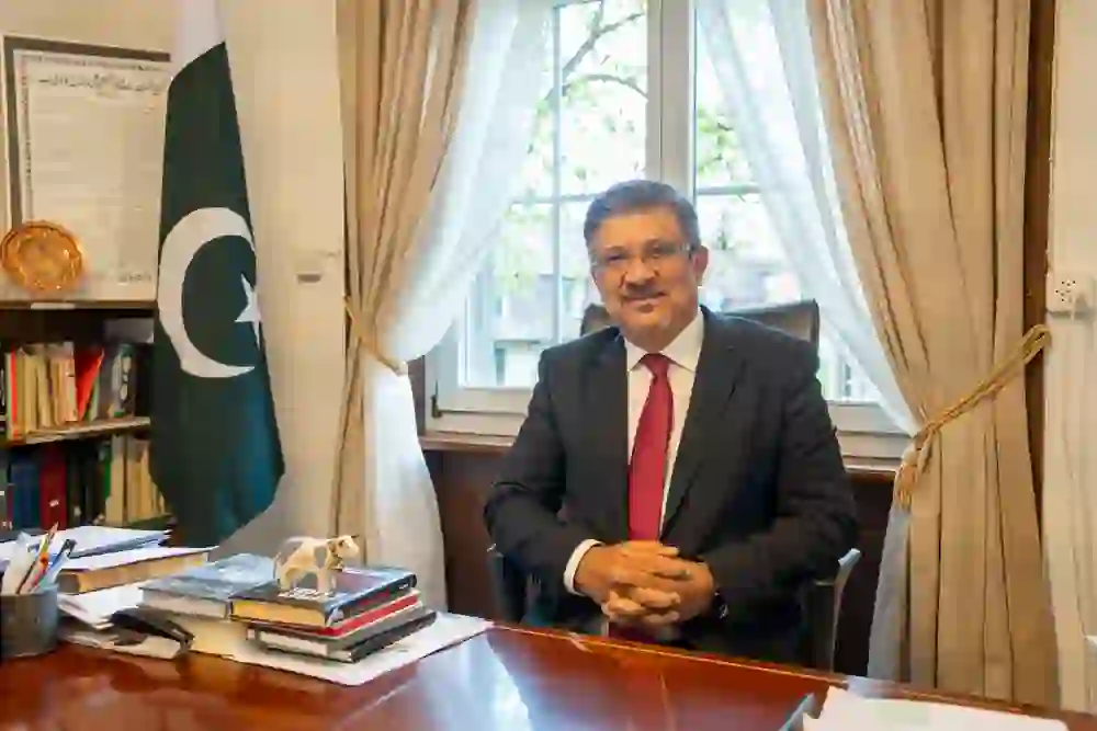 Portrait Aamir Shouket, Botschafter von Pakistan