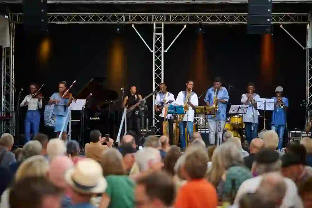 Eine Jazz Gruppe performt an den Take Off Concerts an den Langnau Jazz Nights