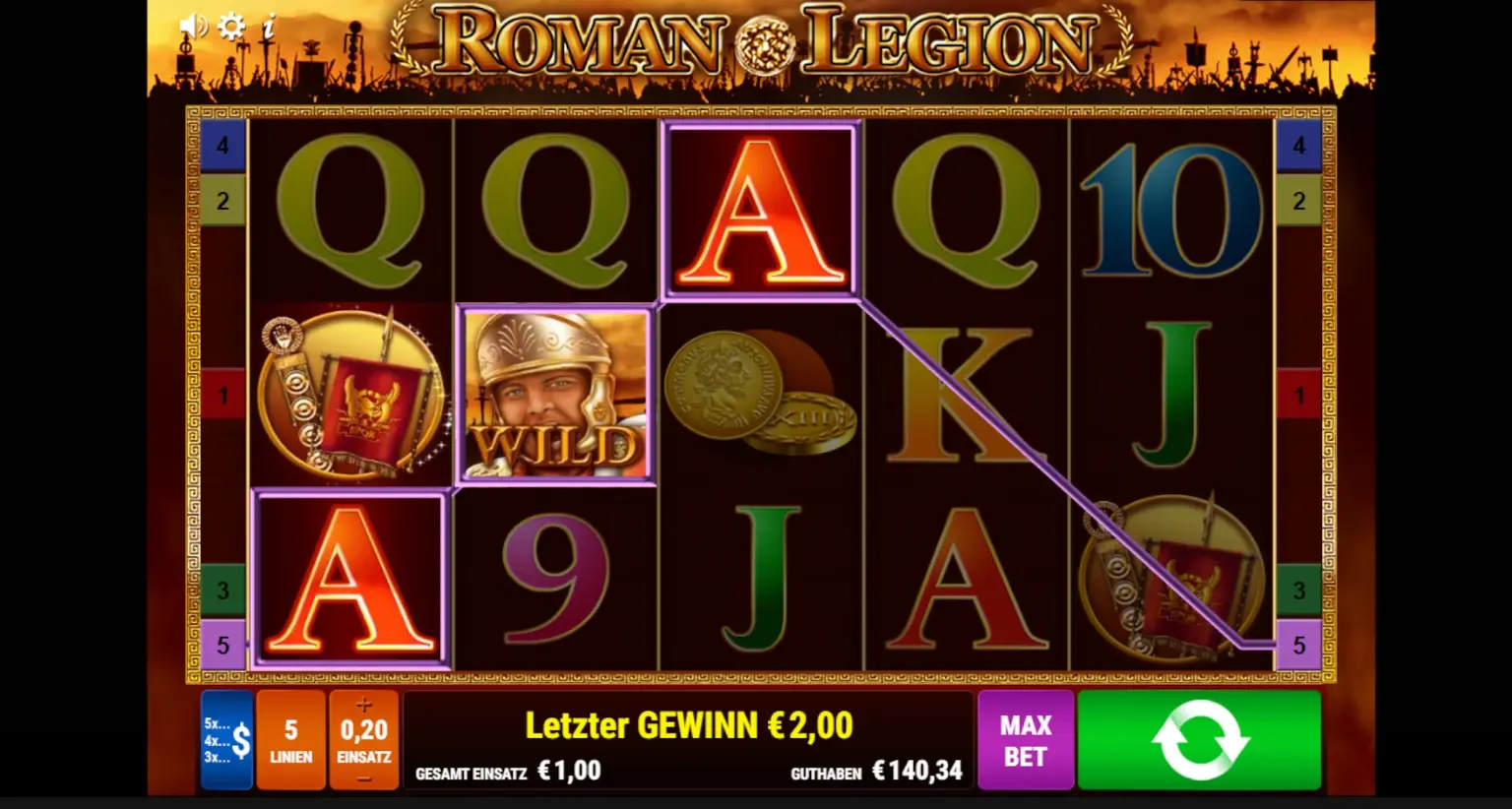 Roman Legion Gewinnbild