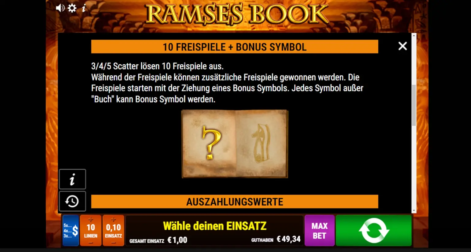 Ramses Book Informationstext