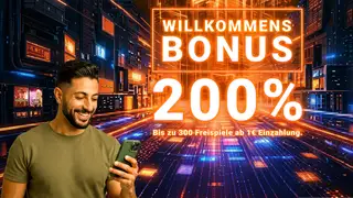 NOVOLINE 200 % Willkommensbonus - Bis zu 300 Freispiele ab 1 € Einzahlung