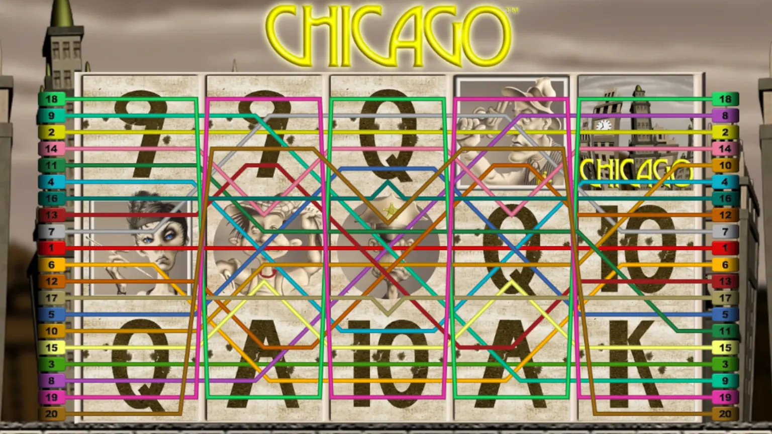 Chicago_Gewinnlinien
