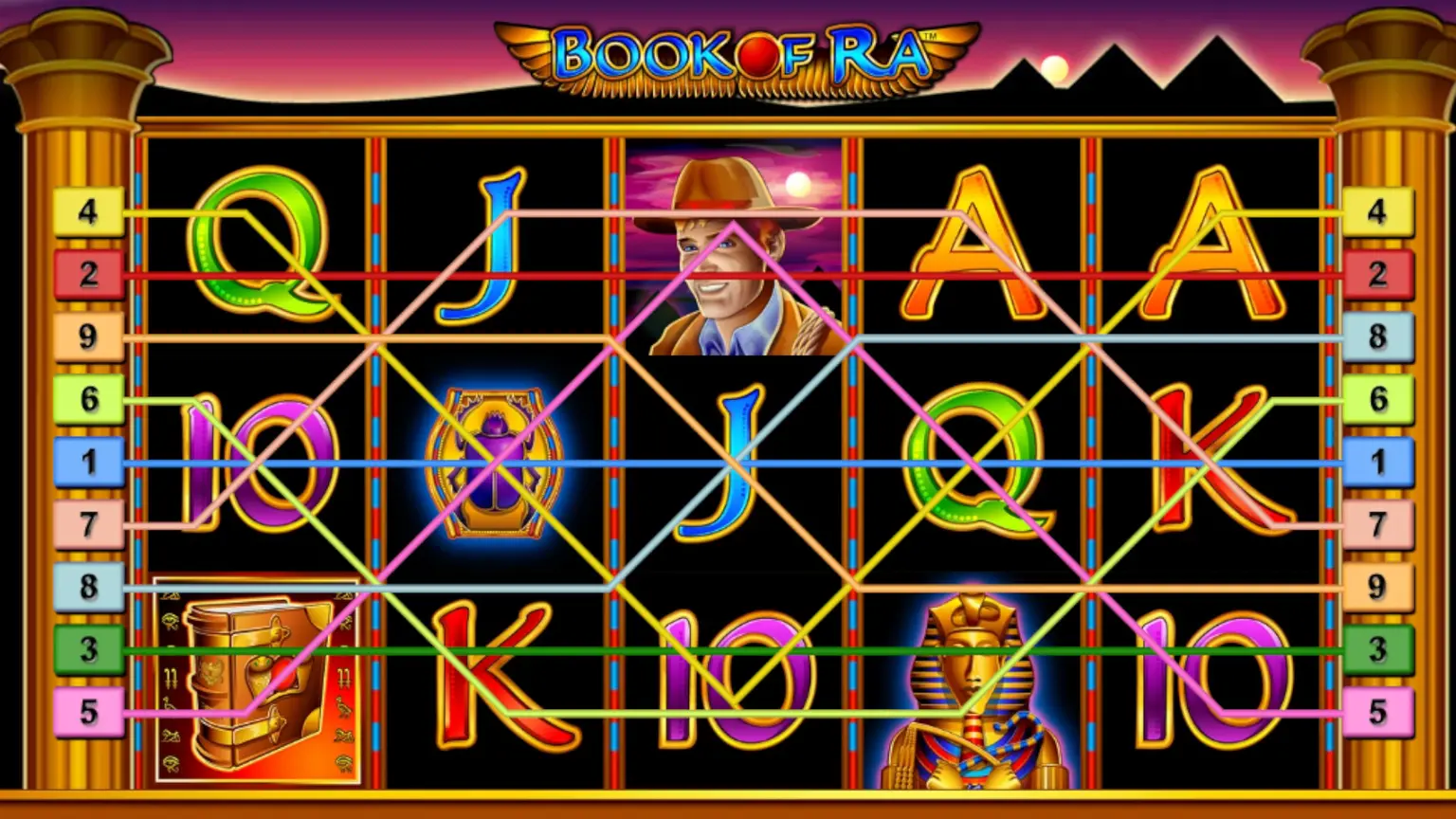 Book of Ra Linien