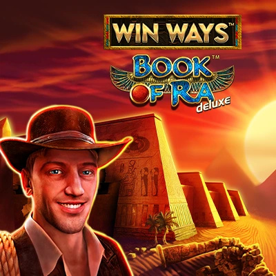 Book of Ra Deluxe Win Ways Logo