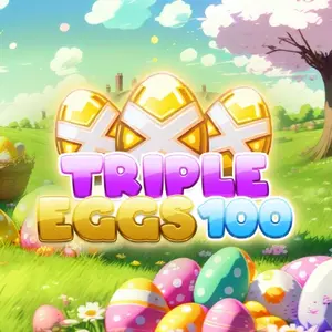 Triple Eggs 100 Logo