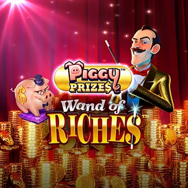 Piggy Prizes Wand of Riches Logo