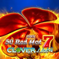 50 Red Hot 7 Clover Link Logo