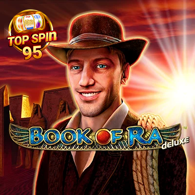 Book of Ra Deluxe Top Spin Max RTP Logo