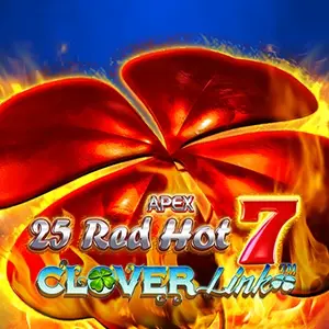 25 Red Hot 7 Clover Link Logo