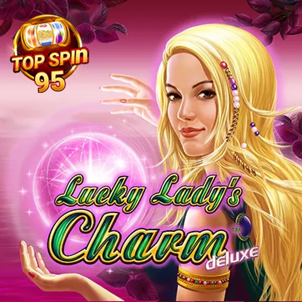 Lucky Lady's Charm Deluxe Top Spin Max RTP Logo