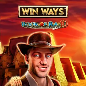 Book of Ra Deluxe 10 Win Ways Logo